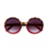 OKKIA occhiali da sole Round Monica Havana pink soft touch lenti sfumate