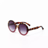 OKKIA occhiali da sole Round Monica Havana pink soft touch lenti sfumate