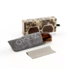 OKKIA pre-assembled hexagonal EMMA Pink Havana sunglasses