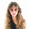 OKKIA pre-assembled hexagonal EMMA Weed sunglasses