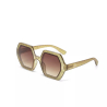 OKKIA pre-assembled hexagonal EMMA Weed sunglasses