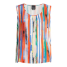 PERSONA by Marina Rinaldi women's viscose top with striped pattern 2413111252600 VERBANO