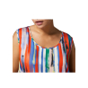 PERSONA by Marina Rinaldi women's viscose top with striped pattern 2413111252600 VERBANO
