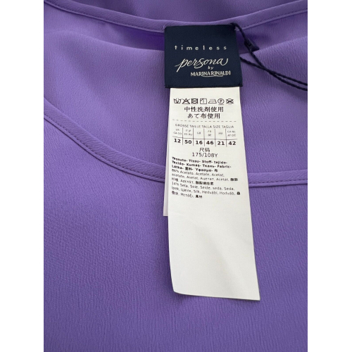 PERSONA by Marina Rinaldi linea TIMELESS top donna glicine 2413111011600 BELLEZZA