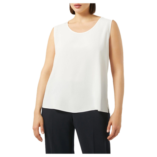 PERSONA by Marina Rinaldi TIMELESS line women's top White 2413111011600 BEAUTY