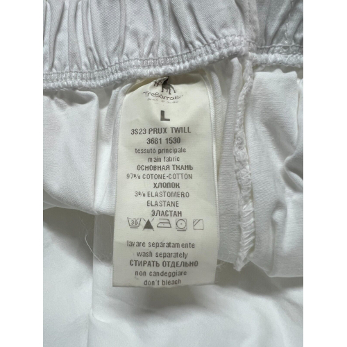 TREBARRABI women's egg-shaped trousers PRUX TWILL 97% cotton 3% elastane MADE IN ITALY