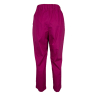 NEIRAMI pantalone donna cotone leggero orchidea P840PO MINIMAL MADE IN ITALY