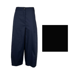 NEIRAMI pantalone donna cotone leggero palazzo P750PO MADE IN ITALY