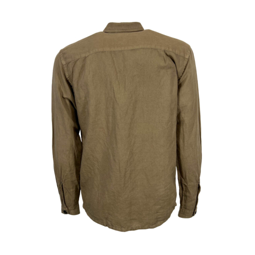 MASTRICAMICIAI men's washed linen shirt MARK MR294-LT012 100% linen