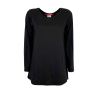 MARINA SPORT t-shirt stondata nera 31.5971243 VAJOLET 100% cotone