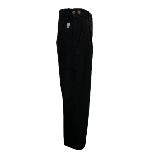MADSON by BottegaChilometriZero men's trousers pleats DU24504 100% cotton MADE IN ITALY