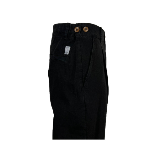MADSON by BottegaChilometriZero men's trousers pleats DU24504 100% cotton MADE IN ITALY