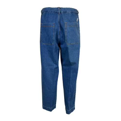 MADSON by BottegaChilometriZero light jeans DU23364 WORK 100% cotton MADE IN ITALY