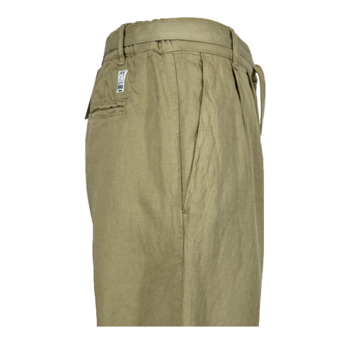 MADSON by BottegaChilometriZero men's trousers pleats DU23012 LINARD MADE IN ITALY