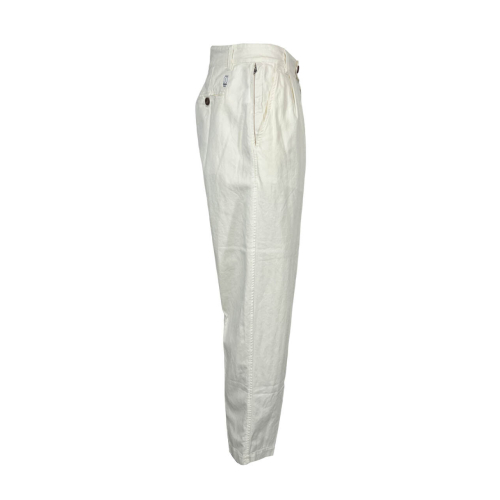 MADSON by BottegaChilometriZero men's trousers herringbone fabric DU24508 MADE IN ITALY