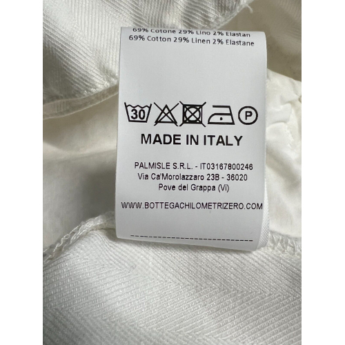 MADSON by BottegaChilometriZero men's trousers herringbone fabric DU24508 MADE IN ITALY