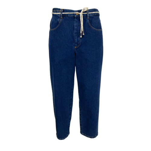MADSON by BottegaChilometriZero men's dark jeans trousers DU23365 MADE IN ITALY