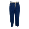MADSON by BottegaChilometriZero men's dark jeans trousers DU23365 MADE IN ITALY