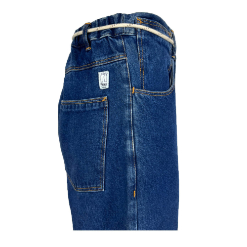 MADSON by BottegaChilometriZero men's dark jeans trousers DU23365 MADE IN ITALY