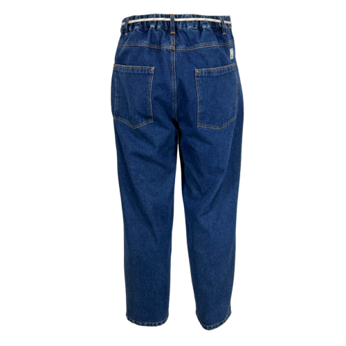 MADSON by BottegaChilometriZero men's dark jeans trousers DU23365 MADE IN ITALY
