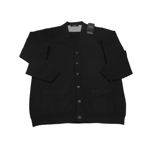 ALPHA STUDIO cardigan man mod AU-4014E black