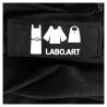 LABO.ART maxi cardigan donna nero senza bottoni tasche laterali CARDIGAN MENO