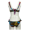 MISS BIKINI LUXE women's bikini with underwire cup C multicolor pattern 1713C