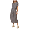 INDI&COLD women's skirt indigo/ivory pattern MI102 29 100% sustainable viscosese
