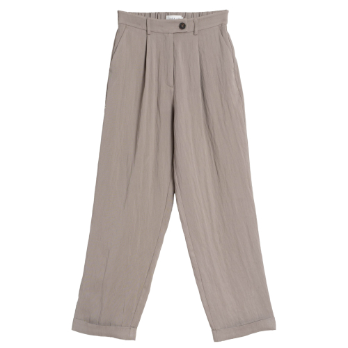 INDI&COLD women's trousers taupe NJ281 37 64% lyocell 30% viscose 6% polyamide