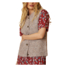 INDI&COLD women's gilet English coast taupe melange RD435 25