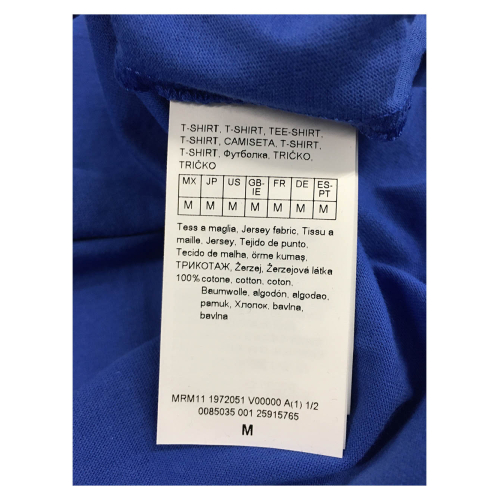 PERSONA by Marina Rinaldi t-shirt donna azzurra 11.1972051 VASCO 100% cotone