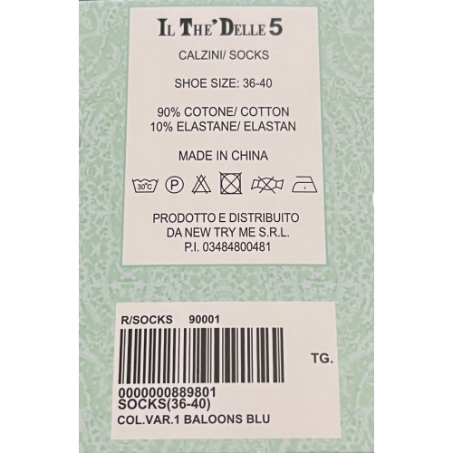 IL THE DELLE 5 fantasy sock SOCKS cotton new