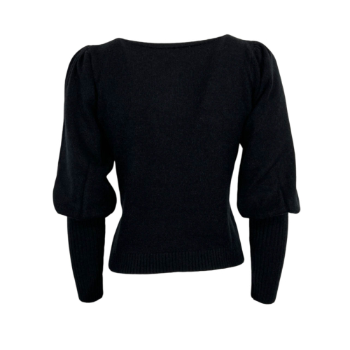 WHITE WISE maglia donna  WW19025  manica lunga a sbuffo