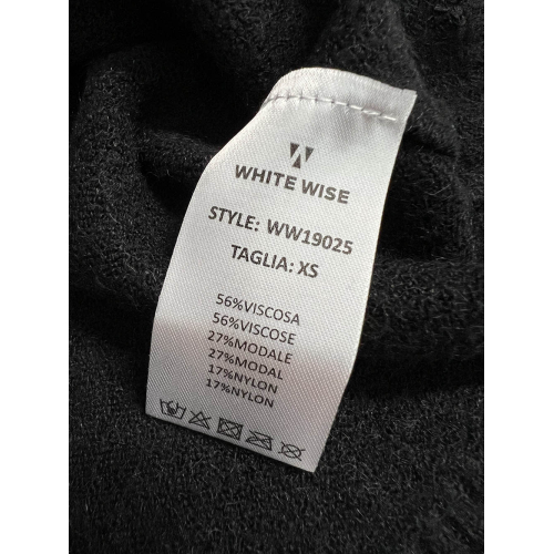 WHITE WISE maglia donna  WW19025  manica lunga a sbuffo