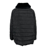 CORTE DEI GONZAGA GOLD piumino donna nero corto DC1550 TUMEMI 100% poliestere