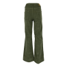 J-CUBE women's trousers model jeans flare velvet 2000 stripes KAOTICA 301 MADE IN ITALY
