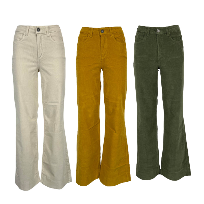 J-CUBE women's trousers model jeans flare velvet 2000 stripes KAOTICA 301 MADE IN ITALY