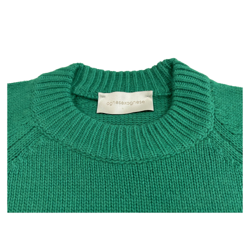 AGNESEXAGNESE women's crewneck wool sweater 3582 MADE IN ITALY