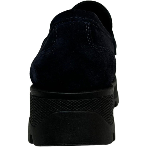 Ore 04.44 by Charly Fox Mocassino Donna camoscio Blu MOKA2/ALEX Made in Italy
