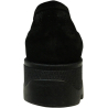 Ore 04.44 by Charly Fox Mocassino Donna camoscio Nero MOKA2/H Alex Made in Italy