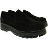 Ore 04.44 by Charly Fox Mocassino Donna camoscio Nero MOKA2/H Alex Made in Italy