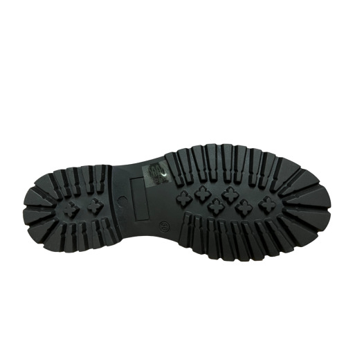 FRANCESCO BRUNELLI scarpa donna allacciata pelle nera BP4101