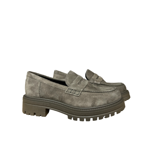 FRANCESCO BRUNELLI women's suede moccasin AO4105 100% leather