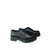 ORE 04.44 women's shoe with laces leather black RB1/ROCCIA MADE IN ITALY