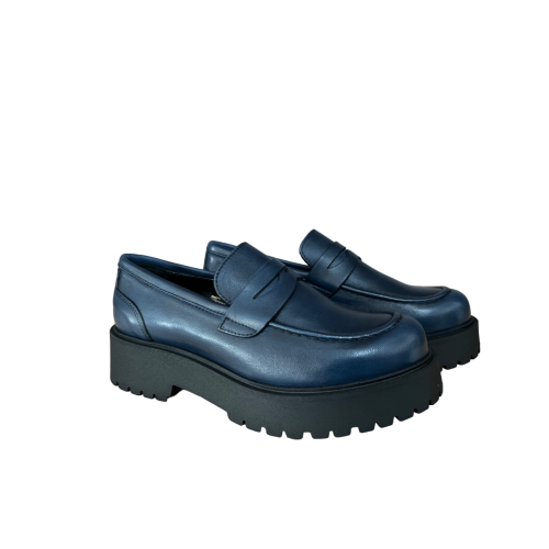 ORE 04.44 mocassino donna pelle MOKA2/ROCCIA MADE IN ITALY