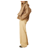 INDI&COLD women's beige reversible eco-sheepskin jacket MT761