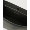 ORCIANI Sveva Soft large black shoulder bag in leather with shoulder strap BT1979 MADE IN ITALY