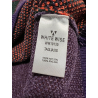 WHITE WISE maxi sweater women chenille diamonds purple/orange/green WW19135