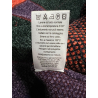 WHITE WISE maxi sweater women chenille diamonds purple/orange/green WW19135
