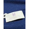 BRAMANTE women's sweater light blue turtleneck art 21 100% cashmere